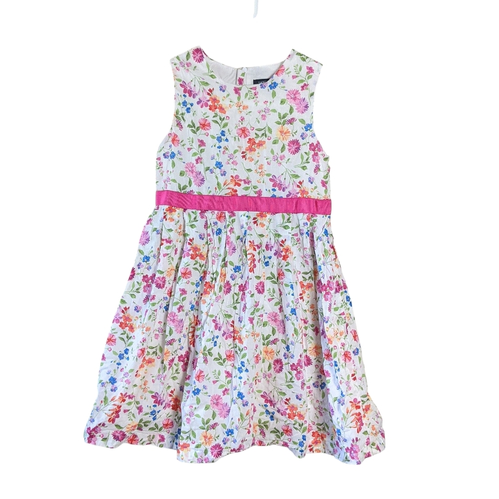 Lands' End Girls Floral Dress Size 10